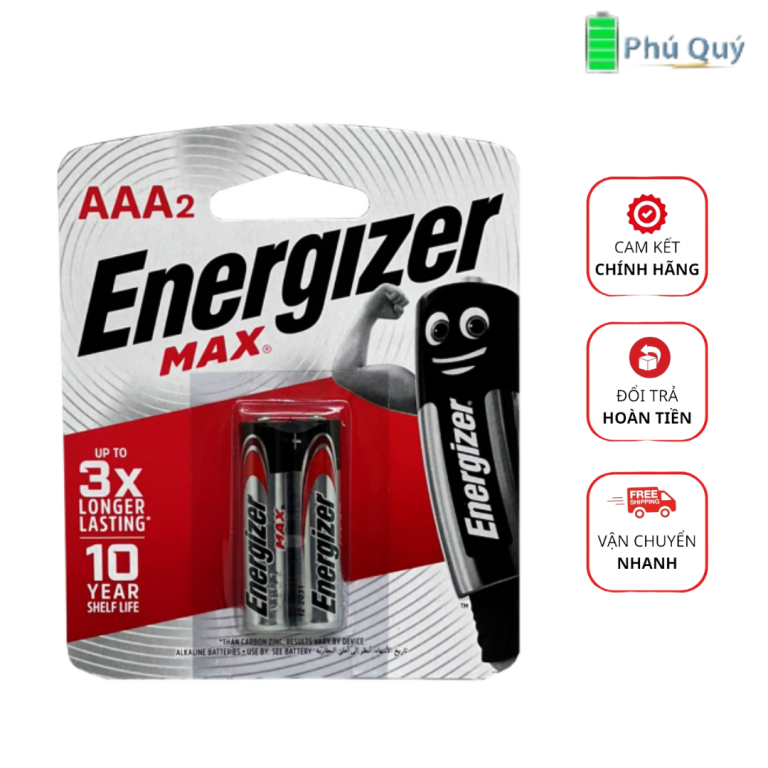 Pin AAA Energizer vỉ 2 viên